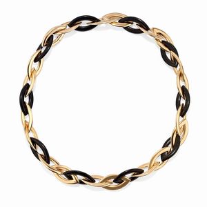 VHERNIER - Collana in oro rosa 18k e ebano