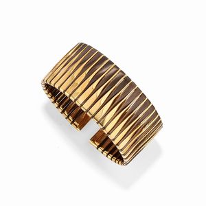 VHERNIER - Bracciale in oro giallo 18k e bronzo