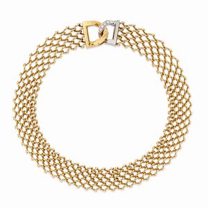 POMELLATO - Collana in oro bicolore 18k e diamanti