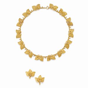 Federico Buccellati : Demi-parure in oro giallo 18k  - Asta Argenti dal XVIII al XX secolo - Associazione Nazionale - Case d'Asta italiane