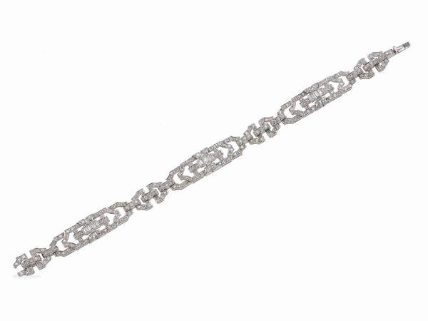 Bracciale con diamanti  - Asta Fine jewels - Associazione Nazionale - Case d'Asta italiane