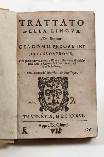 Giulio Antonio Ridolfi : LEnneade Socratica overo Le Nove Lettioni Accademiche, Roma, Presso Domenico Marciani, 1644  - Asta Libri Antichi e Rari. Incisioni - Associazione Nazionale - Case d'Asta italiane