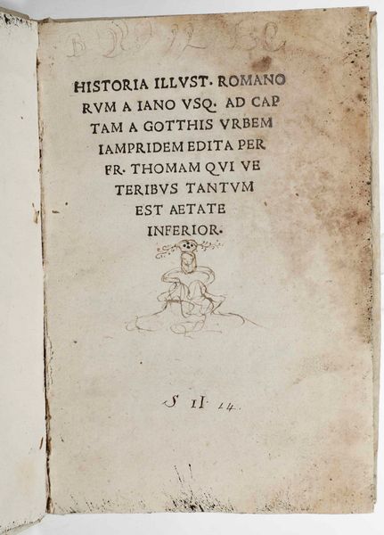 Thomas Ochsenbrunner : Historia illustrium Romanorum, Roma, Stephan Guillereti, 2 July 1510  - Asta Libri Antichi e Rari. Incisioni - Associazione Nazionale - Case d'Asta italiane