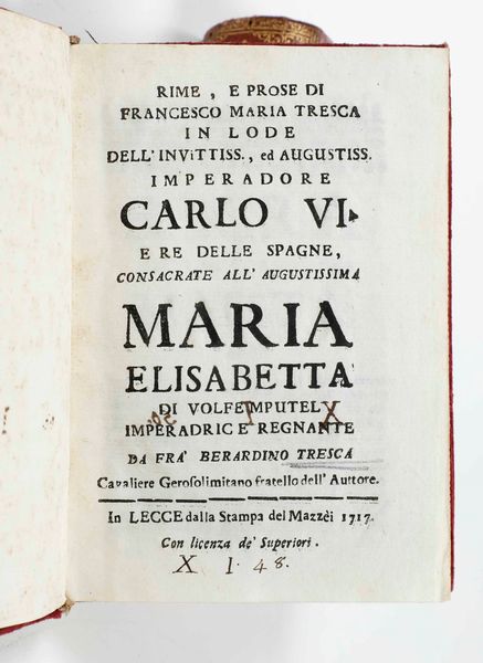 Rilegatura alle Armi - Autori Vari : Flores et sententiae ex optimis auctoribus Classicis, Orazio, Cicerone, Sallustio, Curtio, Horatio, Lucano e Plauto, Amstelodami, Apud Giansonio, 1713.  - Asta Libri Antichi e Rari. Incisioni - Associazione Nazionale - Case d'Asta italiane