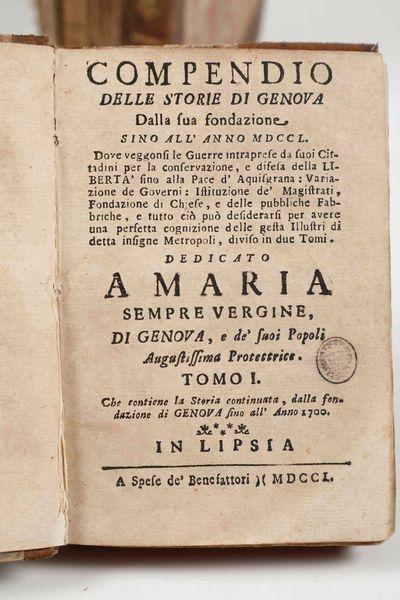 Agostino Mascardi : La congiura del Conte Gio Luigi dei Fieschi, in Bologna, per Giacomo Monti e Carlo Zenero, 1639  - Asta Libri Antichi e Rari. Incisioni - Associazione Nazionale - Case d'Asta italiane