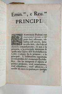 Francesco Miloni : Lecclesiastico in corte e linstituzione, che gli sar opportuna a farvi profitto...in Roma, per Gio Francesco Buagni, 1693  - Asta Libri Antichi e Rari. Incisioni - Associazione Nazionale - Case d'Asta italiane