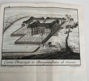 (Wilhelm Sellner) : Brevis notitia monasterii ebracensis...Romae, Typis Bernab, 1739.  - Asta Libri Antichi e Rari. Incisioni - Associazione Nazionale - Case d'Asta italiane