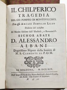 Accademia di San Luca : Le scienze illustrate dalle belle arti nel Campidoglio per lAccademia del disegno...In Roma, Per Gaetano Zenobj Stampatore, e Intagliatore della Santit di Nostro Signore, avanti al Seminario Romano, (1708)  - Asta Libri Antichi e Rari. Incisioni - Associazione Nazionale - Case d'Asta italiane