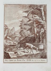 Giorgio Fossati 1706 -1778 Raccolta di varie favole... Venezia, Carlo Pecora, 1744.  - Asta Libri Antichi e Rari. Incisioni - Associazione Nazionale - Case d'Asta italiane