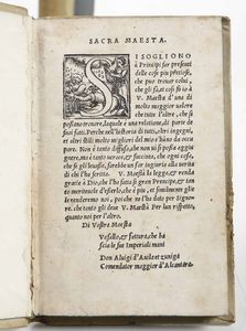 Erodiano Historia d'Herodiano dello imperio dopo Marco tradotta in lingua toscana e con diligenza stampata... Firenze, eredi di Filippo Giunta, 1522  - Asta Libri Antichi e Rari. Incisioni - Associazione Nazionale - Case d'Asta italiane