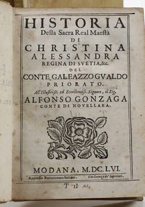 Agostino Mascardi : La congiura del Conte Gio. Luigi De Fieschi, in Venetia, Appresso Giacomo Scaglia, 1629  - Asta Libri Antichi e Rari. Incisioni - Associazione Nazionale - Case d'Asta italiane