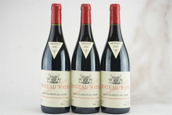 Châteauneuf-du-Pape Réserve Château Rayas 2007  - Asta L'Armonia del Tempo | Vini pregiati e da collezione - Associazione Nazionale - Case d'Asta italiane