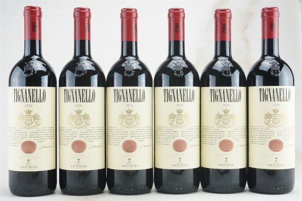 Tignanello Antinori 2016  - Asta L'Armonia del Tempo | Vini pregiati e da collezione - Associazione Nazionale - Case d'Asta italiane