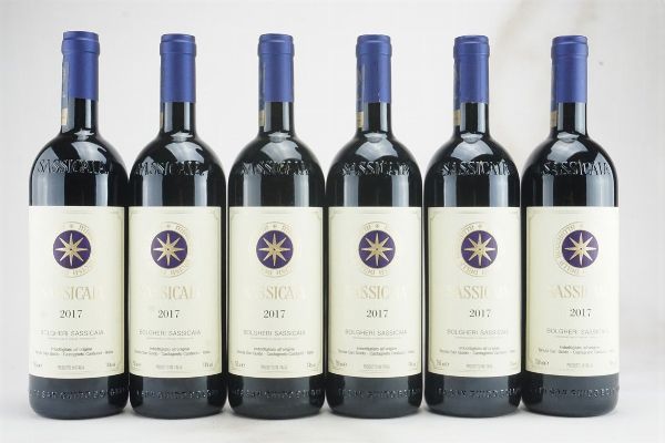 Sassicaia Tenuta San Guido 2017  - Asta L'Armonia del Tempo | Vini pregiati e da collezione - Associazione Nazionale - Case d'Asta italiane