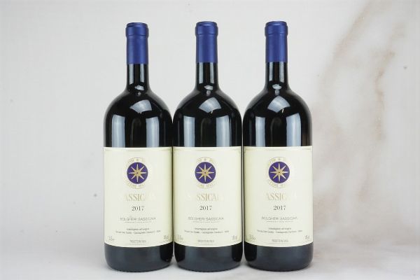 Sassicaia Tenuta San Guido 2017  - Asta L'Armonia del Tempo | Vini pregiati e da collezione - Associazione Nazionale - Case d'Asta italiane