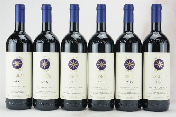 Sassicaia Tenuta San Guido 2016  - Asta L'Armonia del Tempo | Vini pregiati e da collezione - Associazione Nazionale - Case d'Asta italiane