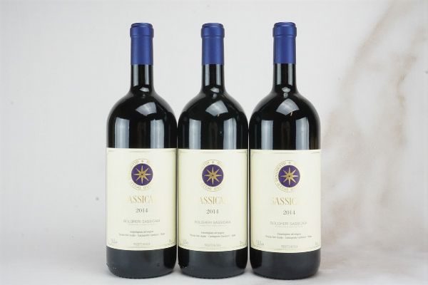 Sassicaia Tenuta San Guido 2014  - Asta L'Armonia del Tempo | Vini pregiati e da collezione - Associazione Nazionale - Case d'Asta italiane