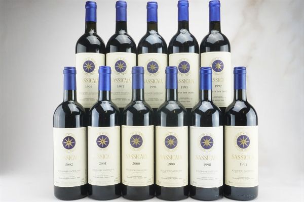 Sassicaia Tenuta San Guido  - Asta L'Armonia del Tempo | Vini pregiati e da collezione - Associazione Nazionale - Case d'Asta italiane