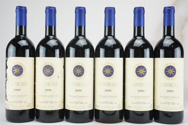 Sassicaia Tenuta San Guido 2000  - Asta L'Armonia del Tempo | Vini pregiati e da collezione - Associazione Nazionale - Case d'Asta italiane