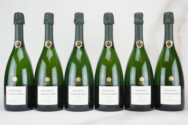 Bollinger La Grande Année 2012  - Asta L'Armonia del Tempo | Vini pregiati e da collezione - Associazione Nazionale - Case d'Asta italiane