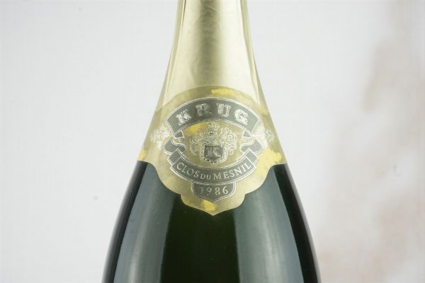 Krug Clos du Mesnil 1986  - Asta L'Armonia del Tempo | Vini pregiati e da collezione - Associazione Nazionale - Case d'Asta italiane