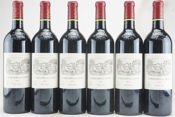 Carruades de Lafite Château Lafite Rothschild 2013  - Asta L'Armonia del Tempo | Vini pregiati e da collezione - Associazione Nazionale - Case d'Asta italiane