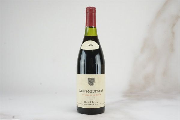 Nuits-Meurgers Domaine Henri Jayer 1986  - Asta L'Armonia del Tempo | Vini pregiati e da collezione - Associazione Nazionale - Case d'Asta italiane