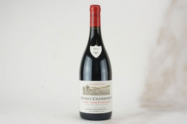 Gevrey-Chambertin Clos Saint Jacques Domaine Armand Rousseau 2016  - Asta L'Armonia del Tempo | Vini pregiati e da collezione - Associazione Nazionale - Case d'Asta italiane