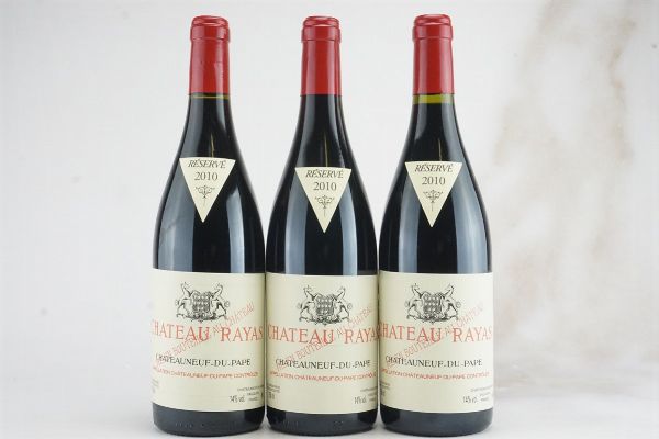 Châteauneuf-du-Pape Réserve Château Rayas 2010  - Asta L'Armonia del Tempo | Vini pregiati e da collezione - Associazione Nazionale - Case d'Asta italiane