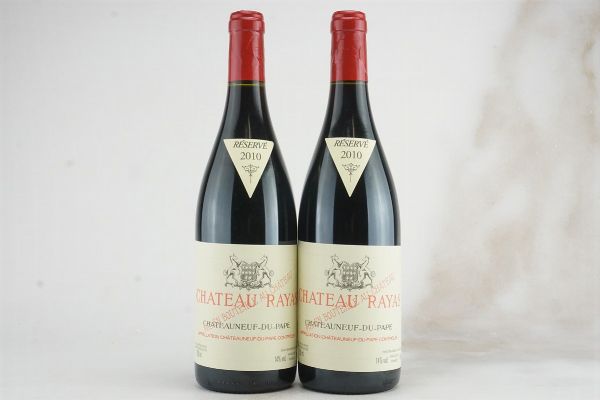 Châteauneuf-du-Pape Réserve Château Rayas 2010  - Asta L'Armonia del Tempo | Vini pregiati e da collezione - Associazione Nazionale - Case d'Asta italiane