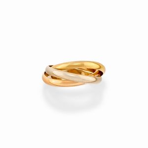 CARTIER - Anello nei tre ori 18k