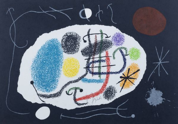 Joan Mirò : Le Lezard aux Plumes d'Or, Tav. 6  - Asta Grafica internazionale e multipli d'autore - Associazione Nazionale - Case d'Asta italiane