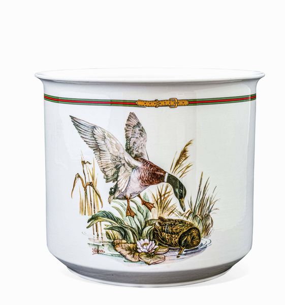 Vaso cachepot<BR>Gucci, fine del XX secolo  - Asta L'art de la table - Associazione Nazionale - Case d'Asta italiane