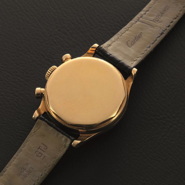 PATEK PHILIPPE - Rarissimo Tasti Tondi ref 1463 in oro giallo 18k con indici Index e numeri Arabi, due contatori quadrante Argent Gren.  - Asta Orologio da polso e da tasca  - Associazione Nazionale - Case d'Asta italiane