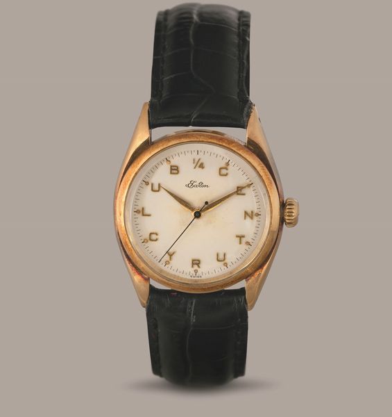 ROLEX - Eaton Century Club in oro giallo 14k solo tempo secondi centrali, quadrante bianco con lettere applicate, carica manuale  - Asta Orologio da polso e da tasca  - Associazione Nazionale - Case d'Asta italiane