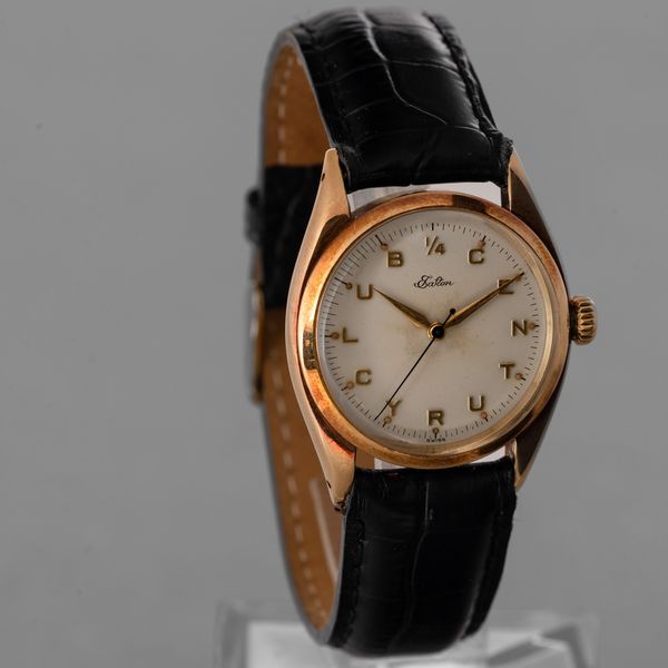 ROLEX - Eaton Century Club in oro giallo 14k solo tempo secondi centrali, quadrante bianco con lettere applicate, carica manuale  - Asta Orologio da polso e da tasca  - Associazione Nazionale - Case d'Asta italiane