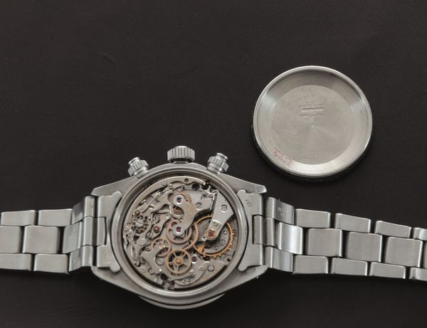 ROLEX - Cosmograph Daytona ref 6265 in acciaio cronografo tre contatori con lunetta tachimetrica, tasti a vite e quadrante Argent  - Asta Orologio da polso e da tasca  - Associazione Nazionale - Case d'Asta italiane