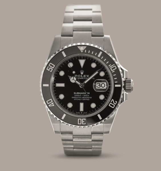 ROLEX - Submariner ref 126610LN automatico con datario cassa in acciaio e bracciale Oyster, accompagnato da astuccio originale e garanzia  - Asta Orologio da polso e da tasca  - Associazione Nazionale - Case d'Asta italiane