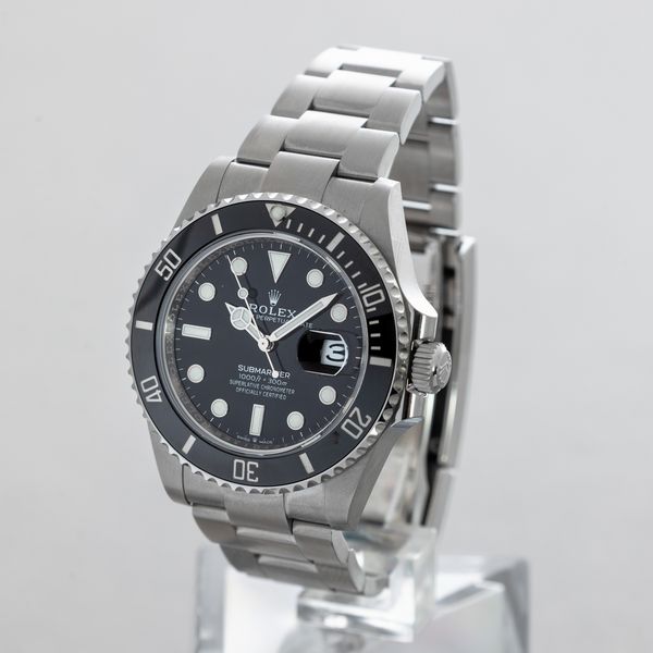 ROLEX - Submariner ref 126610LN automatico con datario cassa in acciaio e bracciale Oyster, accompagnato da astuccio originale e garanzia  - Asta Orologio da polso e da tasca  - Associazione Nazionale - Case d'Asta italiane