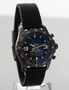 BREITLING - Chronospace Military in acciaio con trattamento PVD semi digitale con quadrante nero e a led, nuovo mai indossato  - Asta Orologio da polso e da tasca  - Associazione Nazionale - Case d'Asta italiane