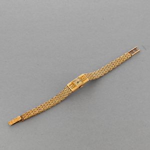 GOBBI - Orologio gioiello da donna in oro giallo 18k con movimento a carica manuale e quadrante champagne  - Asta Orologio da polso e da tasca  - Associazione Nazionale - Case d'Asta italiane