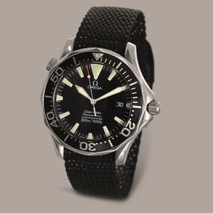 OMEGA - Seamaster 300 in acciaio, automatico, quadrante nero con sfere e indici luminosi, ghiera girevole e fondello a vite  - Asta Orologio da polso e da tasca  - Associazione Nazionale - Case d'Asta italiane