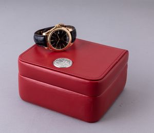 OMEGA - De Ville Coaxial in oro giallo 18k, automatico con scappamento Coassiale, datario e doppio fuso orario accompagnato da scatola e garanzia  - Asta Orologio da polso e da tasca  - Associazione Nazionale - Case d'Asta italiane