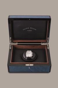 FRANCK MULLER - Chrono Cintre Curvex ref 7850CC AT in acciaio tre contatori, quadrante Argent, edizione numerata con scatola e garanzia  - Asta Orologio da polso e da tasca  - Associazione Nazionale - Case d'Asta italiane