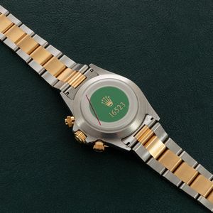 ROLEX - Daytona 16523 NOS, acciaio e oro quadrante bianco contatori neri, bracciale Oyster, fondello a vite con adesivo originale corredato di scatola e garanzia  - Asta Orologio da polso e da tasca  - Associazione Nazionale - Case d'Asta italiane