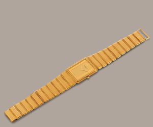 VACHERON & CONSTANTIN - Harmony in oro 18k, solo tempo di forma con quadrante dorato con movimento al quarzo  - Asta Orologio da polso e da tasca  - Associazione Nazionale - Case d'Asta italiane