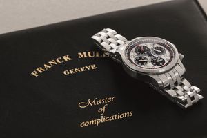 FRANCK MULLER - Transamerica edizione limitata 500 esemplari, cronografo automatico con tasti a vite, quadrante Bianco e quattro contatori neri con garanzia originale  - Asta Orologio da polso e da tasca  - Associazione Nazionale - Case d'Asta italiane