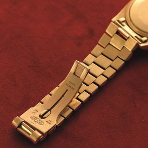 ROLEX - Daydate ref 18038 in oro giallo 18k quadrante champagne con Spade rosse del Khanjar realizzato per il Sultanato dell'Oman, bracciale President movimento automatico.  - Asta Orologi da Polso e da Tasca - Associazione Nazionale - Case d'Asta italiane