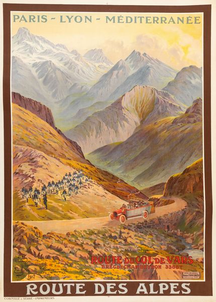 Em. Brun : Route Des Alpes  - Asta POP Culture e Manifesti d'Epoca - Associazione Nazionale - Case d'Asta italiane