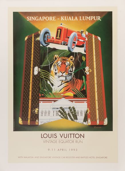 Razzia (Gerard Courbouleix, 1950)
 : Louis Vuitton Vintage Equator Run, Singapore - Kuala Lampur  - Asta POP Culture e Manifesti d'Epoca - Associazione Nazionale - Case d'Asta italiane